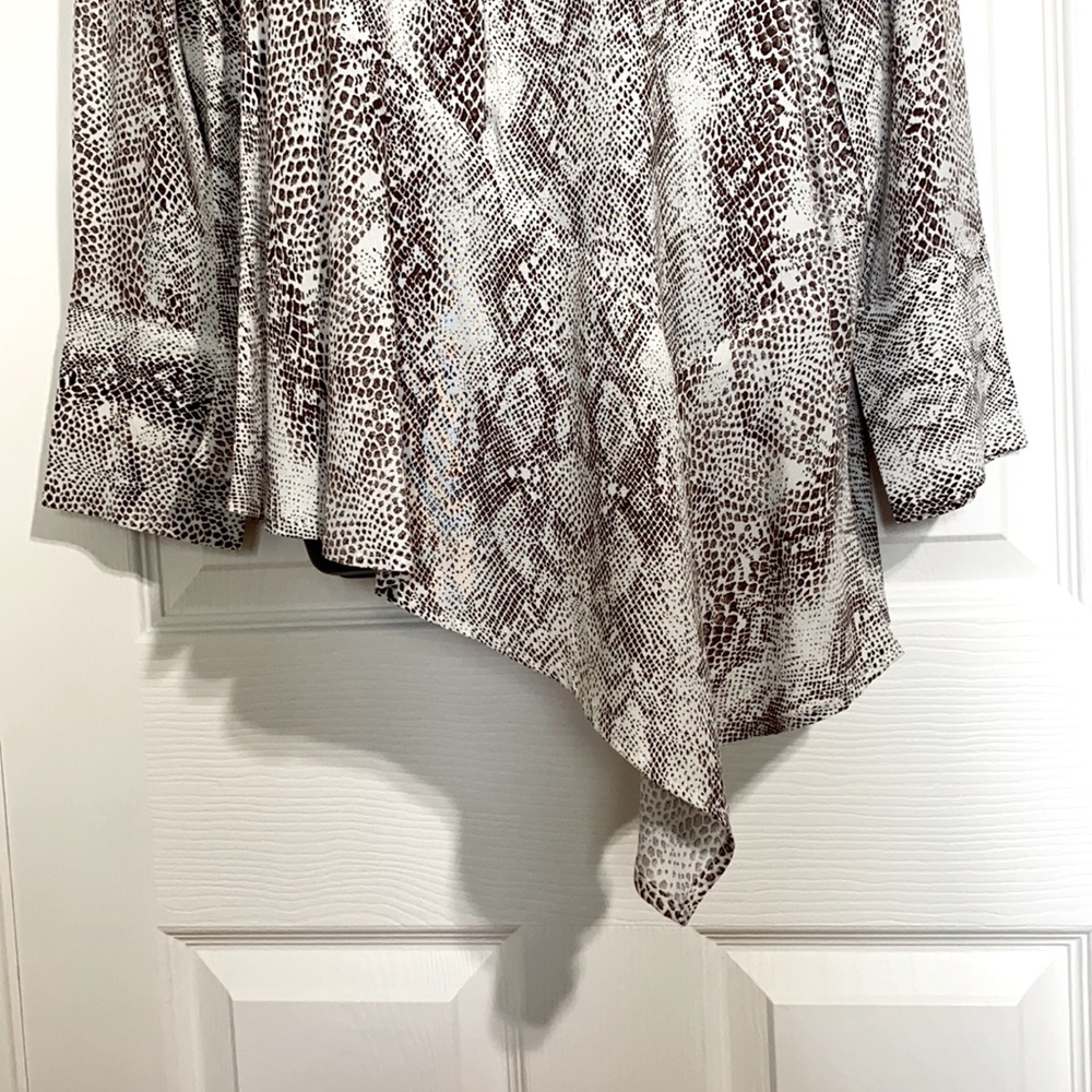 Zara Basic Long Sleeve 3/4 Button Pullover Asymme… - image 6